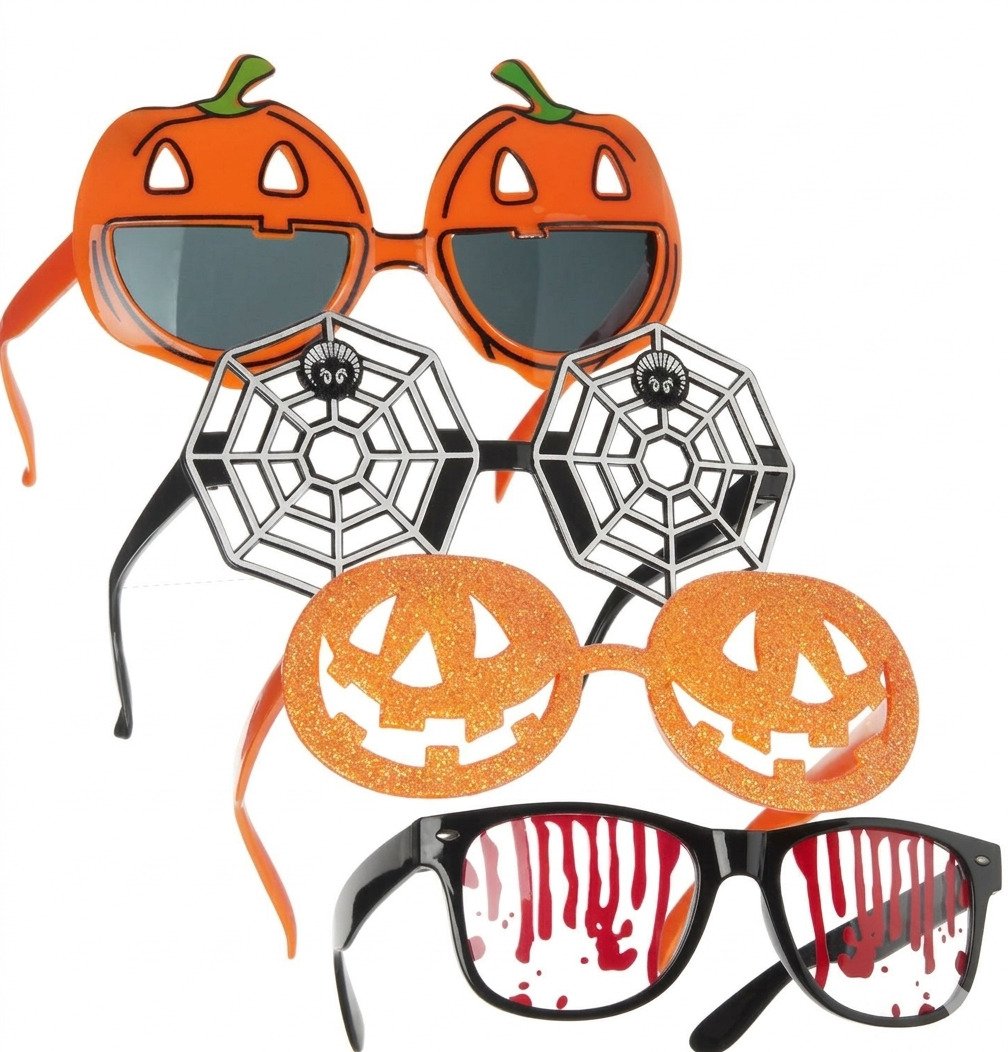 Set de 4 Lunettes Halloween